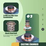 Lost Wax Casting Vacuum Investment Jewelry Machine