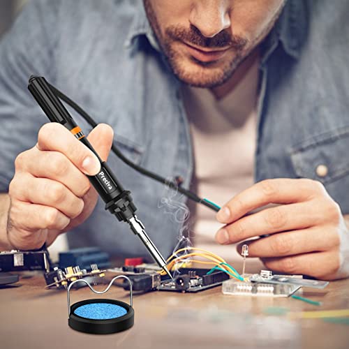 135W Adjustable Ceramic Soldering Iron Kit - 5pcs Tips