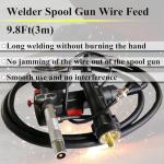 Welding Spool Gun Euro Adapter with Nozzles