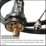 Welding Spool Gun Euro Adapter with Nozzles