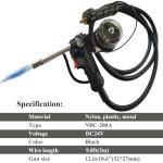 Welding Spool Gun Euro Adapter with Nozzles