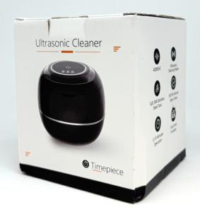 Black Ultrasonic Jewelry Cleaner for Timepieces