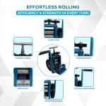 76mm Manual Rolling Mill with 5 Rollers for Jewelry