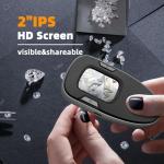 WhiteRhino Handheld Digital Microscope with Adjustable Magnification