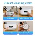 Ultrasonic Jewelry Cleaner for Rings and Necklaces