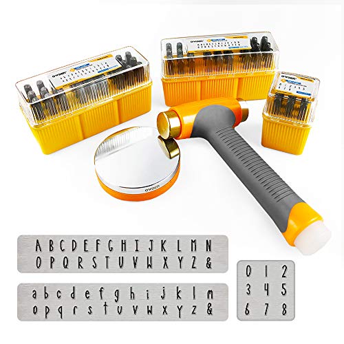 Art Font Uppercase & Lowercase Letter Stamps Set