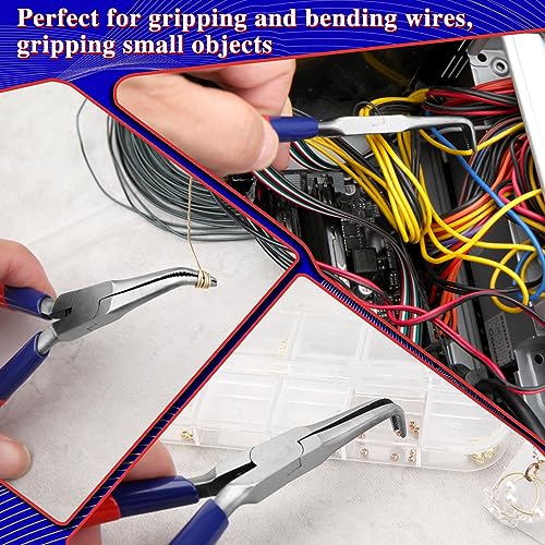 Bent Needle Nose Pliers for Goldsmithing