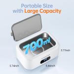 48kHz Ultrasonic Jewelry Cleaner - 24oz Capacity