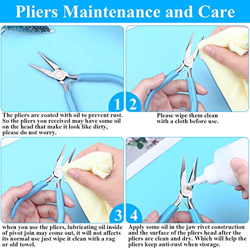 Shynek 3pcs Goldsmithing Pliers Set - Jewelry Making Tools