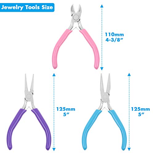 Shynek 3pcs Goldsmithing Pliers Set - Jewelry Making Tools