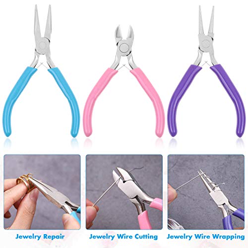 Shynek 3pcs Goldsmithing Pliers Set - Jewelry Making Tools