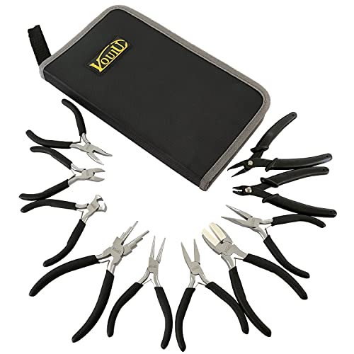 10-Piece Goldsmithing Pliers for Jewelry Making