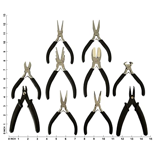 10-Piece Goldsmithing Pliers for Jewelry Making