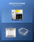 CREWORKS 2L Ultrasonic Cleaner for Jewelry and Watches