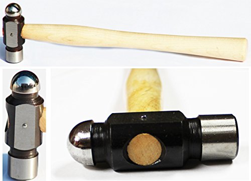 Set of 3 Goldsmithing Hammers for Chasing and Repousse