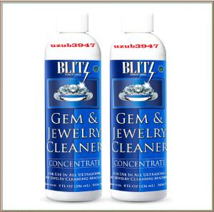 BLITZ Jewelry Cleaning Solution 2 Pack, 8 oz