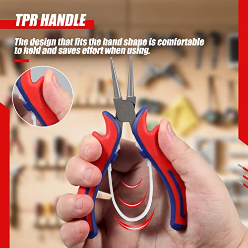 5" Mini Round Nose Pliers: Goldsmithing Jewelry Making