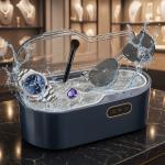 Professional Ultrasonic Jewelry Cleaner 450ml 45KHz