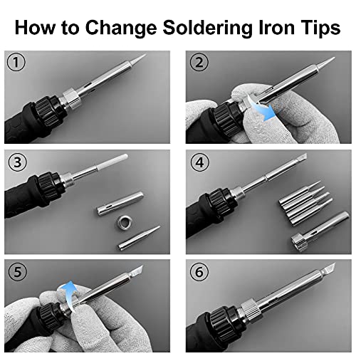 80W Ceramic Heating Soldering Gun for Goldsmithing