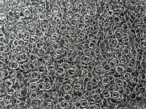 Bright Aluminum Chainmail Jump Rings 1 Pound 16G