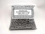 Bright Aluminum Chainmail Jump Rings 1 Pound 16G