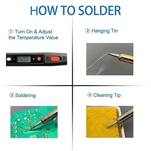 80W Ceramic Heating Soldering Gun for Goldsmithing