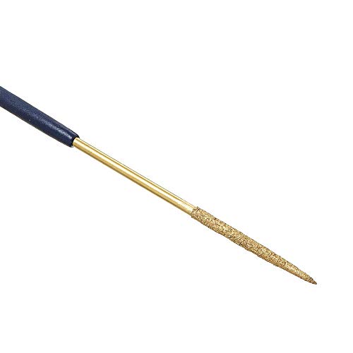 10pcs Titanium Finish Diamond Needle File Set