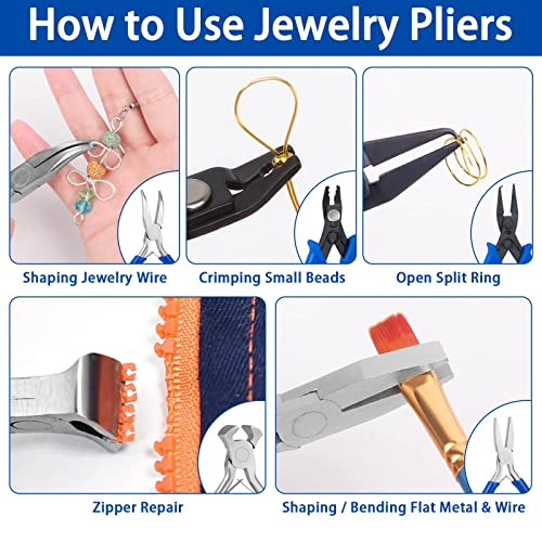 10-Piece Professional Goldsmithing Pliers Set