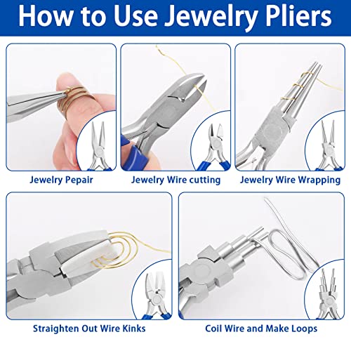 10-Piece Professional Goldsmithing Pliers Set