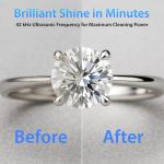 Ultrasonic Jewelry Cleaner - 20oz Tank, 42kHz