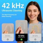 Ultrasonic Jewelry Cleaner - 20oz Tank, 42kHz