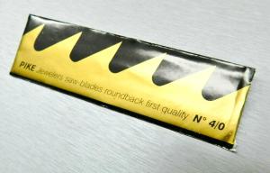 Pike #4/0 Swiss Jewelry Saw Blades - 144pc