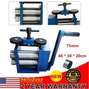 Jewelry Metal Rolling Mill Machine 75mm