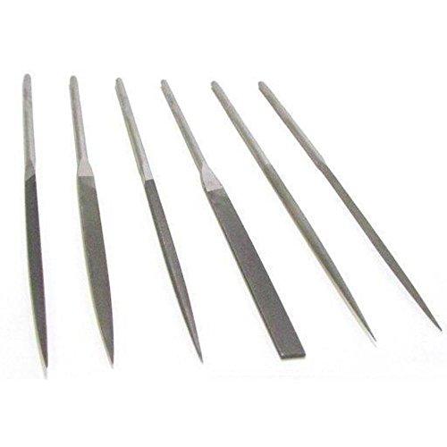 Needle File Set, 6 Pieces, Cut 4, 7-3/4