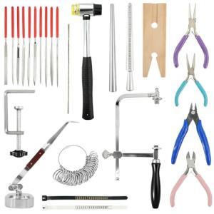 Jewelry Making Tool Set with Ring Sizer & More