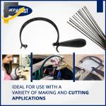 Curved Jeweler's Saw Frame with 144 Blades