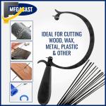 Curved Jeweler's Saw Frame with 144 Blades