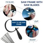 Mini Jeweler Table Clamp and Saw Blade Set