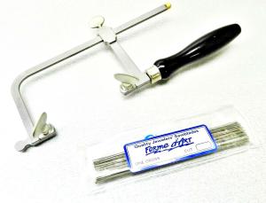 Adjustable Jewelers Saw Frame with 144 Blades