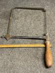 Vintage Jewelers Fret Saw with Wooden Handle