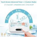 Mini Ultrasonic Jewelry Cleaner for Glasses and More