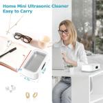Mini Ultrasonic Jewelry Cleaner for Glasses and More