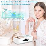Mini Ultrasonic Jewelry Cleaner for Glasses and More