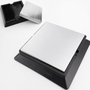 6" Steel Bench Block with Slanted Rubber Block