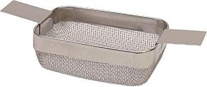 Fine Mesh Rectangular Cleaning Basket 4x3x1.5 Inches