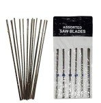 German Jewelers Saw Frame with 144 Assorted Blades