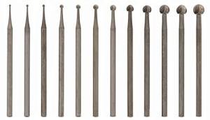Round Burs Assortment - 12 Deluxe Pieces