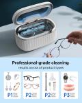 Ultrasonic Jewelry Cleaner 35W, 45KHz White