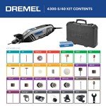 Dremel 4300 Rotary Tool Kit with LED Light