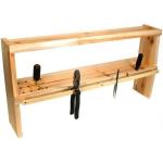 Jeweler's Workbench Tool Rack and Organizer Shelf